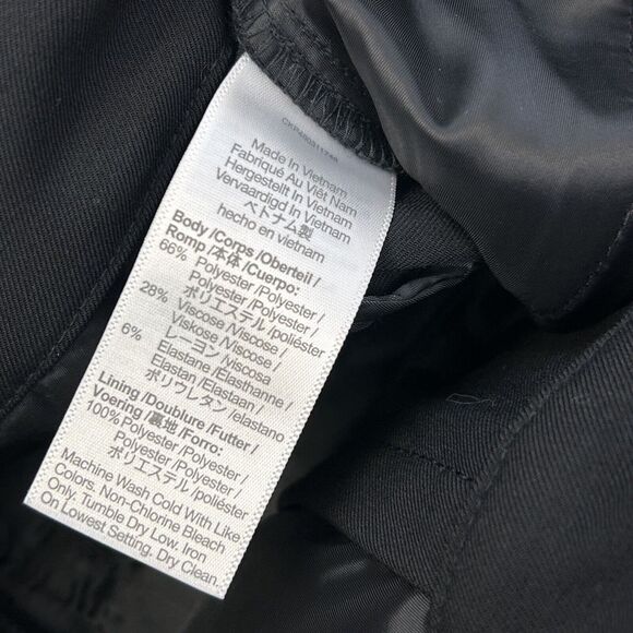 Madewell The Fairbanks Pant Womens 4 Black Cigarette Leg NO085 Classic Workwear - Picture 14 of 16